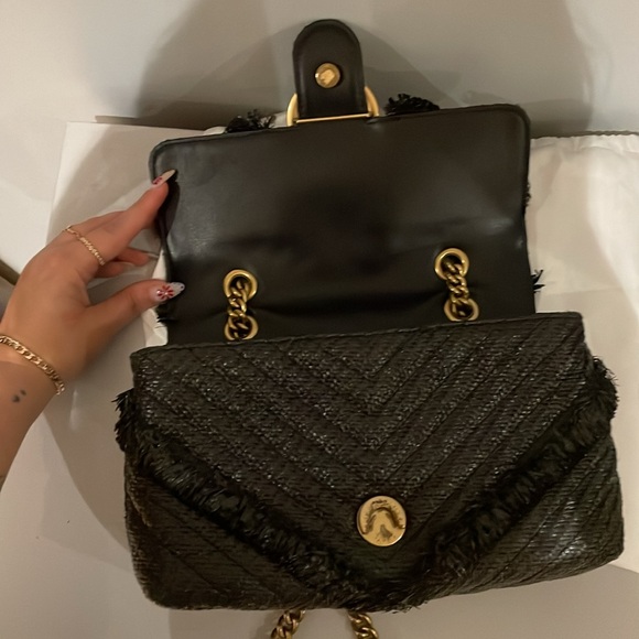 Pinko Handbag - Black with Gold Birds - Picture 10 of 17